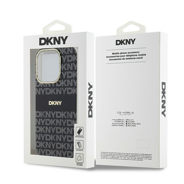 DKNY DKHMP13XHRHSEK iPhone 13 Pro Max6.7" czarny/black hardcase IML Mono & Stripe MagSafe