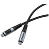 Kabel Verbatim Sync & Charge USB-C do    USB-C 100W wyświetlacz 120cm czarny 31848
