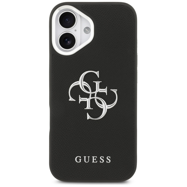 Etui Guess Grained Big 4G Classic Logo   do iPhone 17 czarny
