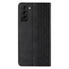 MAGNET STRAP CASE CASE FOR SAMSUNG GALAXY S22 POUCH WALLET + MINI LANYARD PENDANT BLACK