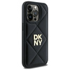DKNY DKHCP14LPQDSLK iPhone 14 Pro 6.1"   czarny/black Quilted Stack Logo