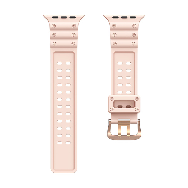 STRAP TRIPLE PROTECTION STRAP FOR APPLE WATCH ULTRA, SE, 8, 7, 6, 5, 4, 3, 2, 1 (49, 45, 44, 42 MM) BRACELET BRACELET PINK
