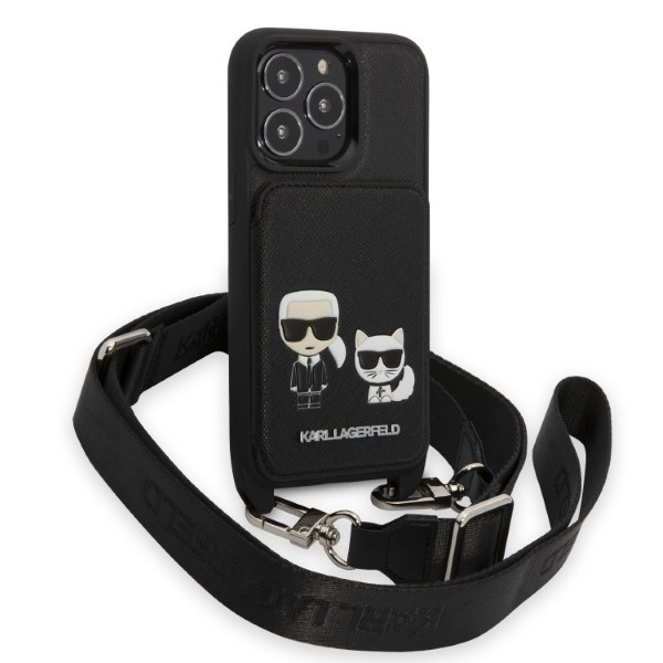 KARL LAGERFELD KLHCP13XSAKCHSK IPHONE 13 PRO MAX 6.7 "HARDCASE SAFFIANO KARL & CHUPETTE EMBOSSED
