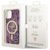 Guess GUHMP14SHLEOPWP iPhone 14 / 15 /13 6.1" różowy/pink hardcase Leopard MagSafe