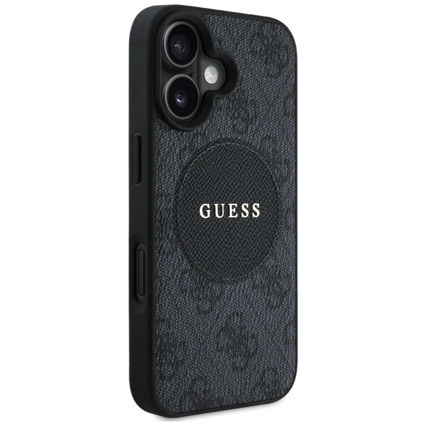 Etui Guess 4G Circle Classic Logo        MagSafe do iPhone 16 czarny