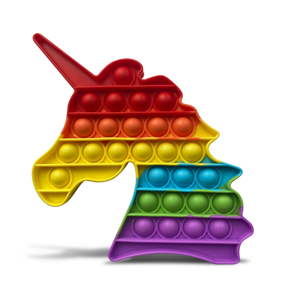 GAME SENSORY TOY MAGIC POP GAME PUZZLE PUSH BUBBLE RAINBOW