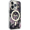 Guess GUHMP14LHCFWSK iPhone 14 Pro 6.1"czarny/black hardcase Flower MagSafe