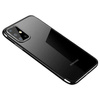 CLEAR COLOR CASE GEL TPU ELECTROPLATING FRAME COVER FOR SAMSUNG GALAXY A72 4G BLACK