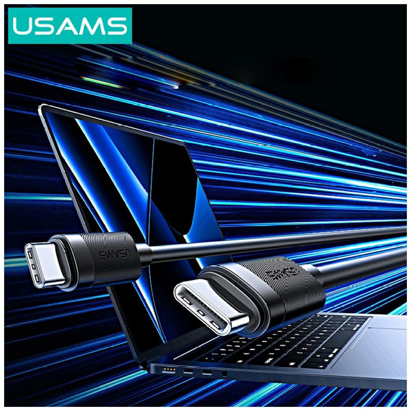 Kabel USAMS U94 60W USB-C do USB-C 1m    czarny