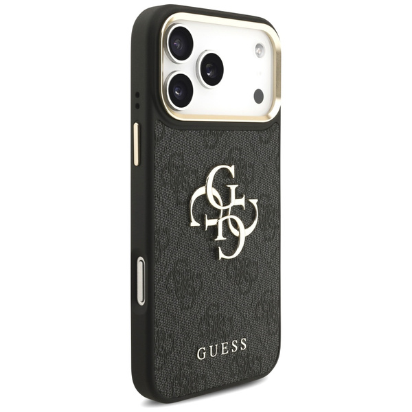Etui Guess 4G Big 4G Classic Logo Big    Strap Metal Buttons do iPhone 17 Pro Max czarny