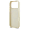 Etui Guess Peony Hot Stamp MagSafe do    iPhone 17 Pro Max beżowy