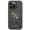 Guess GUHCP14L4GMGGR iPhone 14 Pro6,1" szary/grey hardcase 4G Big Metal Logo
