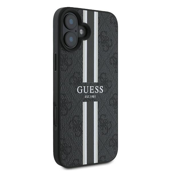 Guess GUHMP16MP4RPSK iPhone 16 Plus 6.7"czarny/black hardcase 4G Printed Stripes MagSafe