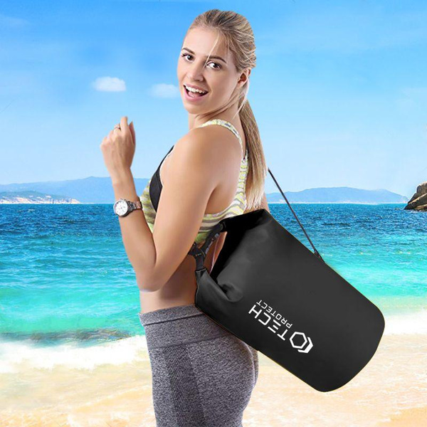 TECH-PROTECT 20L UNIVERSAL WATERPROOF BAG BLACK