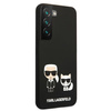 KARL LAGERFELD KLHCS22SSKCK S22 S901 HARDCASE CZARNY/BLACK SILICONE KARL & CHUPETTE