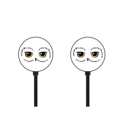 SŁUCHAWKI DOUSZNE DLA DZIECI HARRY POTTER 028 HEDWIGA WIELOBARWNY