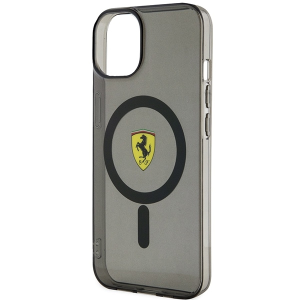 Etui Ferrari Translucent MagSafe na iPhone 14 - czarne