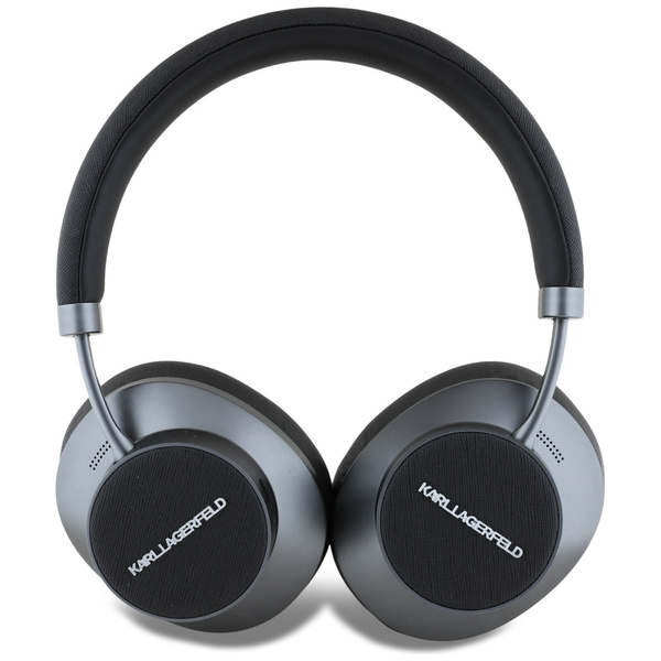 Słuchawki nauszne Karl Lagerfeld         Saffiano Elongated Bluetooth ANC czarny