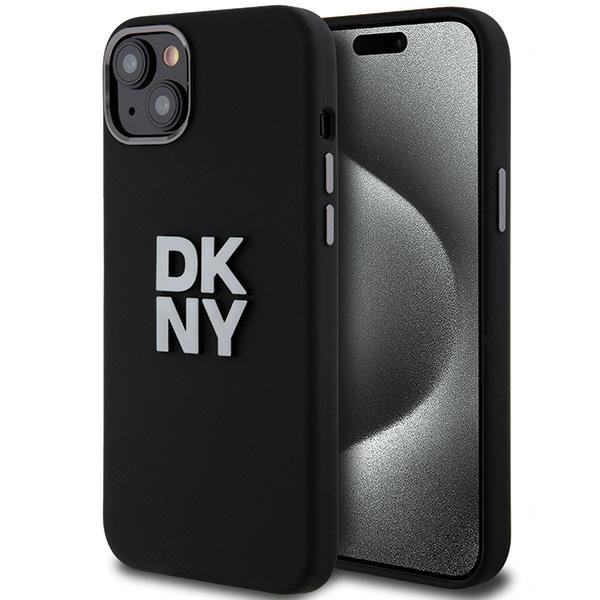DKNY DKHCP15SSMCBSK iPhone 15 / 14 / 136.1" czarny/black hardcase Liquid Silicone Metal Logo