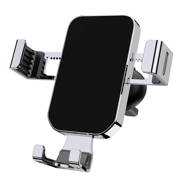 GRAVITY SMARTPHONE CAR HOLDER FOR AIR VENT SILVER (YC12)