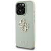 Etui Guess Grained Big 4G Logo Small     Classic Logo do iPhone 16 Pro zielony
