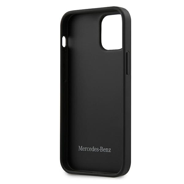 Etui Mercedes Wave Line na iPhone 12 mini - niebieskie