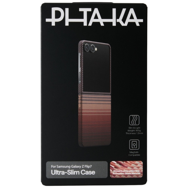 Etui PITAKA Ultra-Slim MagSafe do        Samsung Galaxy Z Flip7 sunset