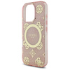 Guess GUHMP16XH4PYEEP iPhone 16 Pro Max   6.9" różowy/pink hardcase IML Peony On 4G Background MagSafe