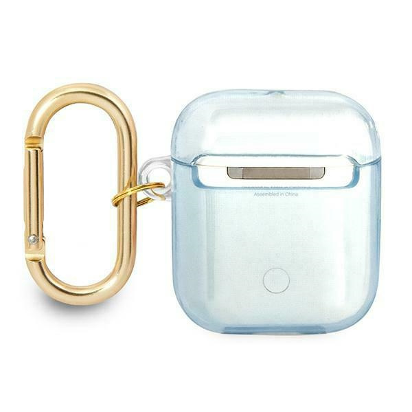 Guess  GUA2HHTSB AirPods 1/2 coverniebieski/blue Strap Collection