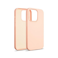 Beline Etui Silicone iPhone 14 Pro 6,1" różowo-złoty/rose gold