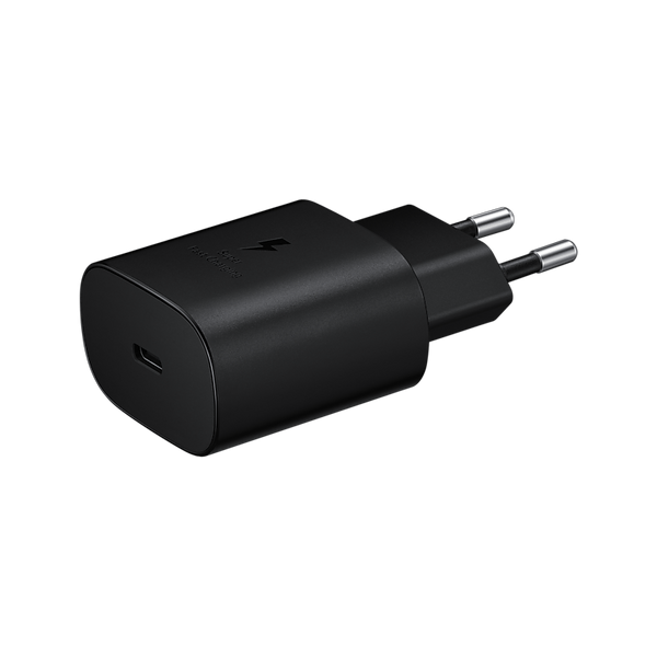 SAMSUNG  POWER CHARGER EP-TA800NBE USB-C FAST CHARGE 25W GP-PTU021SOABQ BLACK BULK AFTER RETURN