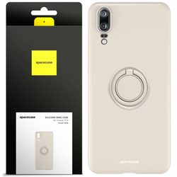 Spacecase Etui Silicone Ring Huawei P20 bone