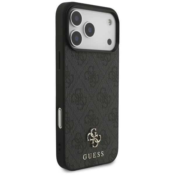 Etui Guess 4G Small Classic Logo MagSafe do iPhone 17 Pro Max czarny