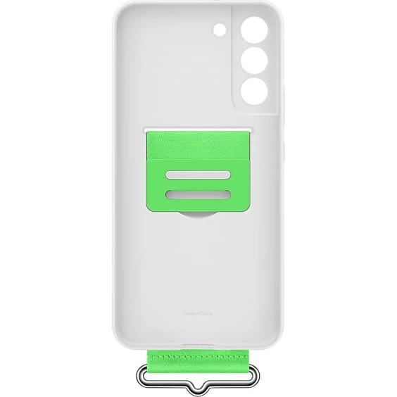 CASE SILICONE COVER STRAP SAMSUNG GALAXY S22 PLUS WHITE BOX