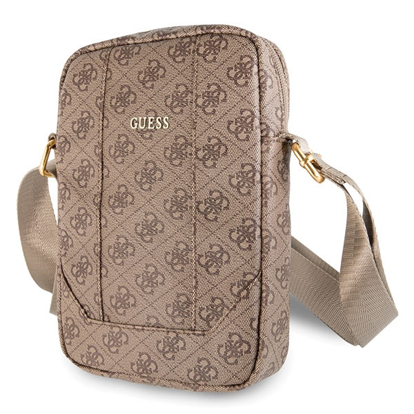 Guess Torba GUTB104GB 10" brązowa/brown 4G UPTOWN