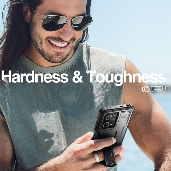 TECH-PROTECT KEVLAR PRO XIAOMI REDMI NOTE 12 PRO 5G / POCO X5 PRO 5G BLACK