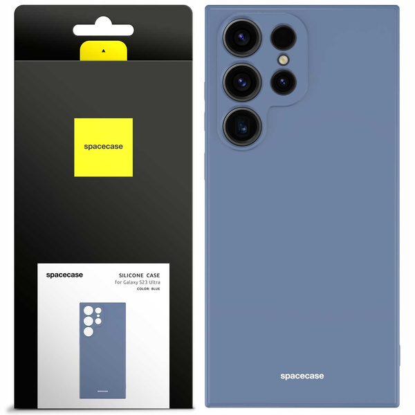 Spacecase Etui Silicone Case Galaxy S23 Ultra blue