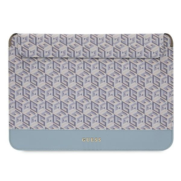Guess Sleeve GUCS16HGCFSEB 16"niebieski/blue GCube Stripes