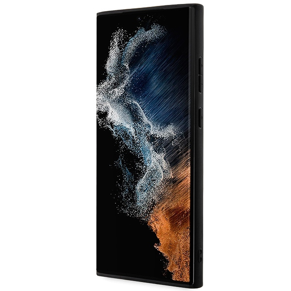 Guess GUHCS23LP4RPSK S23 Ultra S918 czarny/black hardcase 4G Printed Stripe