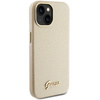 Guess GUHCP15SPGMCSD iPhone 15 / 14 / 13 6.1" złoty/light gold hardcase Glitter Glossy Script