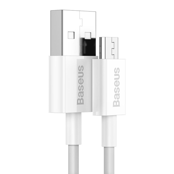 Kabel Baseus Superior USB-A / micro USB 2A 1m - biały