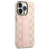 Etui Karl Lagerfeld Mono Vertical Stripe na iPhone 14 Pro 6,1" - różowe