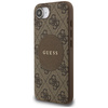 Etui Guess 4G Circle Classic Logo        MagSafe do iPhone 16e brązowy
