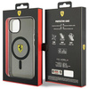 Etui Ferrari Translucent MagSafe na iPhone 14 Plus - czarne
