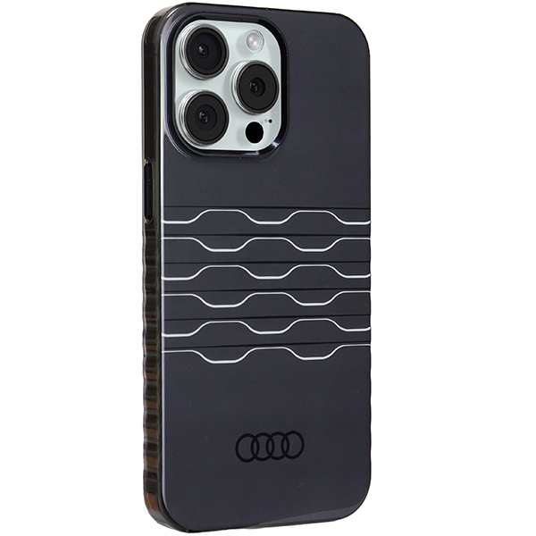 Etui Audi IML MagSafe na iPhone 15 Pro Max - czarne