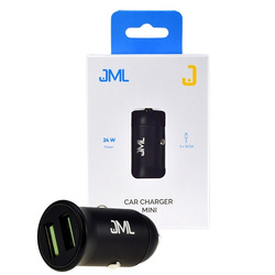Ładowarka Samochodowa JML CC-102 - 2x USB 4,8A 24W QC 3.0