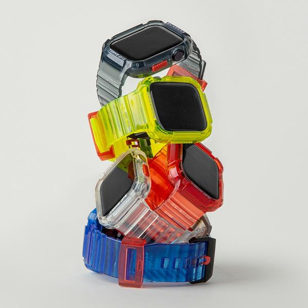 Skinarma pasek+etui Saido 2in1 Apple      Watch 45/44mm żółty/yellow neon