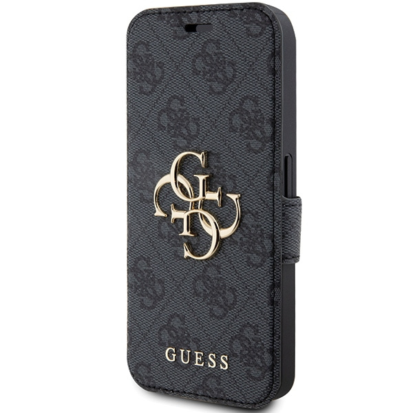 Guess GUBKP15L4GMGGR iPhone 15 Pro 6.1"szary/grey book 4G Metal Logo