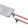 Uniwersalna smycz do telefonu kabel 2w1  Skinarma Dyno Ve USB-C/USB-C czerwony