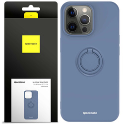 Spacecase Etui Silicone Ring iPhone 13 Pro blue